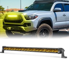 20inch Slim Led Light Bar Amber Yellow Fog Offroad Truck 4wd Utv Atv Single Row 20inch Slim Led Light Bar Amber Yellow Fog Offroad Truck 4wd Utv Atv Single Row