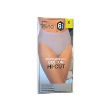 Felina Super Stretch Cotton HI-CUT Underwear Small