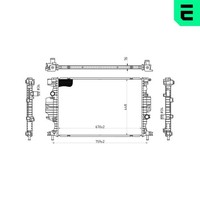 MotorküHler WasserküHler ERA 673198 FüR Ford Mondeo 5 CD Turnier CF CE MAX CJ 3