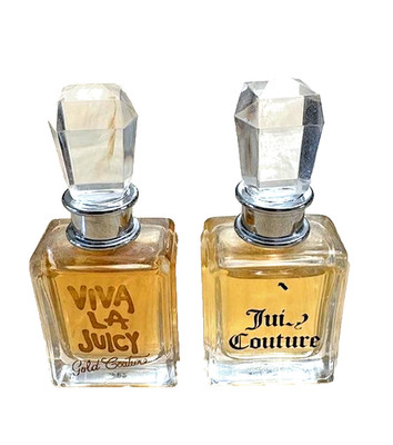 2 x Juicy Couture mini perfumes Viva La Juicy GOLD & Juicy Couture Eau de Parfum