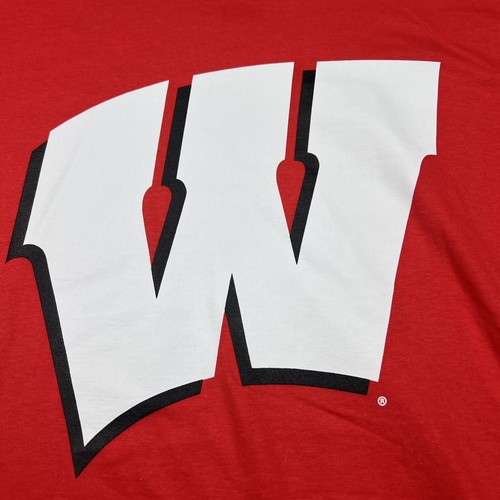 University Of Wisconsin Badgers T-Shirt, Captivating Big Logo NCAA. Men's Sz XL - Picture 2 of 9