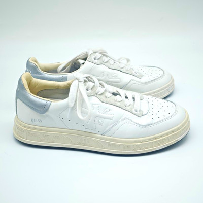 Premiata Quinn 483 Damen Sneaker Low Top Weiß Schnürung Gr. 37