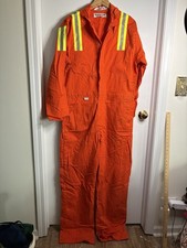 Fire Resistant Sz L High-Visibility Work Coverall Jumpsuit Cotton Arc 2 Safety