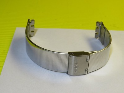 ORIGINAL Swatch Irony - DAYSTAR SILVER - Edelstahl ARMBAND 17 mm silberglänzend