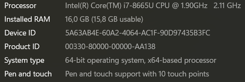 ThinkPad X390 Yoga (13") Laptop - i7 - NVMe SSD - 2 in 1 convertible - QWERTZ - Foto 8 di 9