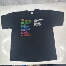 Library Of Congress "We the People..." Creating The United States Tshirt Mens XL