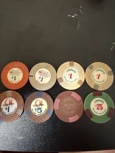 $1 $5 $25 Americana Lagente Caribe Hilton El Convento San Juan Puerto Rico Chips