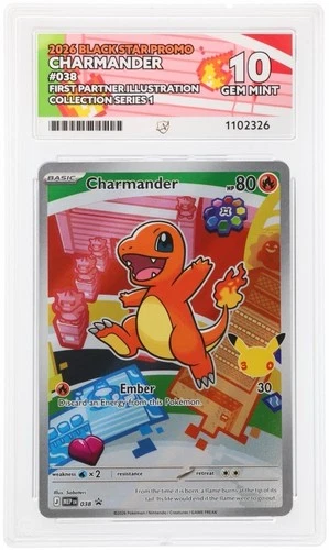 Charmander 038 First Partner Illustration Collection Promo Ace 10 Gem Mint