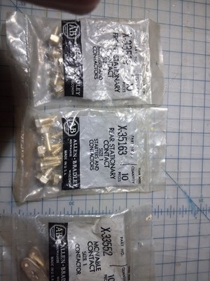 Allen-Bradley Size 1 Contactor Contact Set X-33519 X-35163 X-33552 NOS 30pc