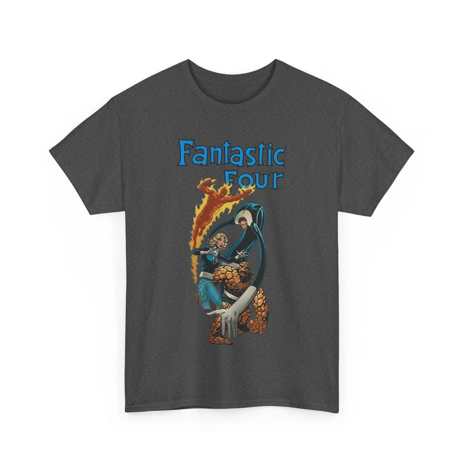 Fantastic Four T-Shirt - John Byrne Art - Thing, Reed Richards - Marvel Comics