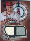 Mike Trout, 2025 Topps Dual  Game Used Jersey Card. 6/199