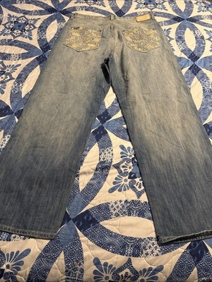 Ecko Unltd King of Creativity Denim Jeans Size 36  Hip Hop Skater Baggy Y2K