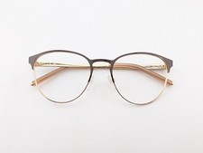 Escada Eyeglasses, Frames Only, Bangladesh, VESE30K 0367, 52-18-135, Brown/Gold