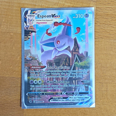 Pokémon TCG Psiana Espeon VMAX 270/203 Evolving Skies Secret Rare Holo EN