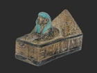 UNIQUE PHARAONIC ANCIENT EGYPTIAN Great Sphinx Protector Pyramid Statue (IU)