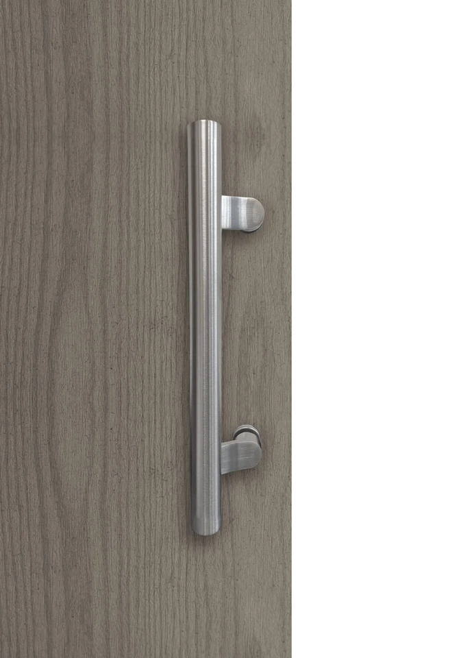 Post-Mount Offset Double-Sided Ladder Style Push-Pull Stainless Door Handle f... - Imagem 2 de 4