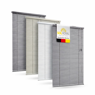 ALU Jalousie Klemmfix 25mm OHNE BOHREN Rollo Jalousetten Sicht- & Sonnenschutz