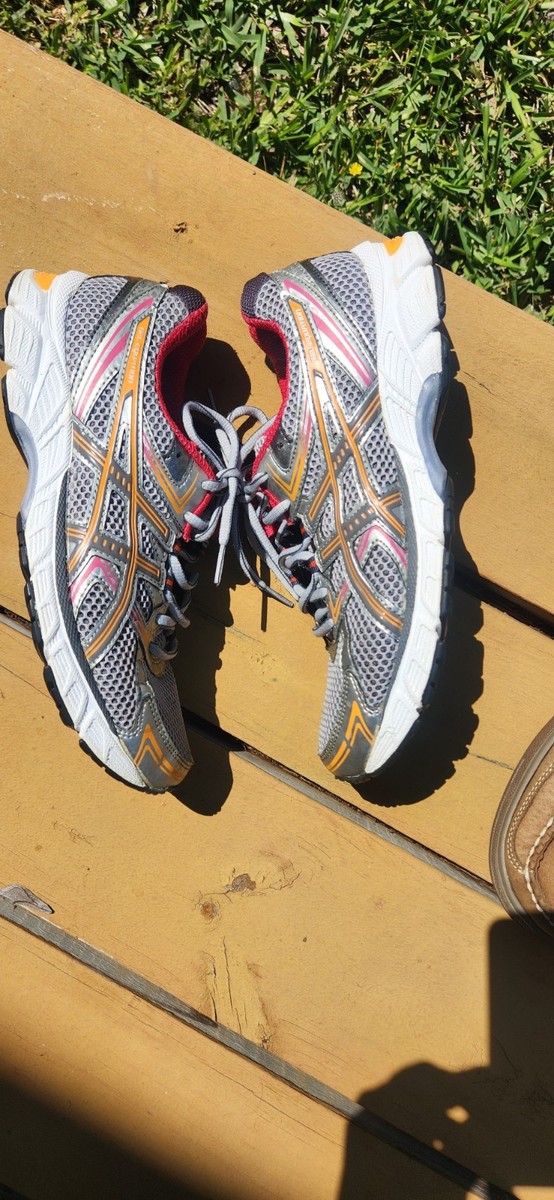 Asics Gel Equation 7 Silver/ Raspberry Running Shoes Women's Size8 T3F8N View 2