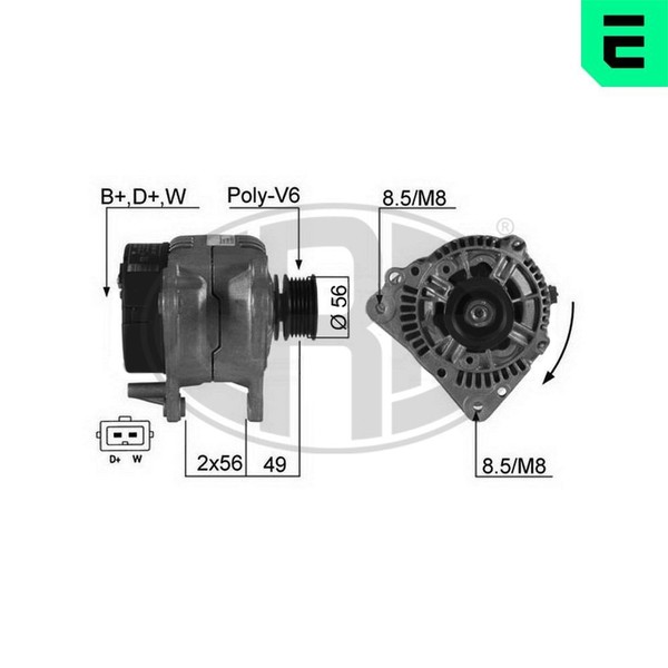 ERA Generator 210350A FüR Audi Skoda VW-image