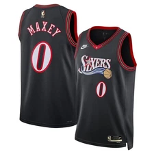 Nike Tyrese Maxey Philadelphia 76ers Swingman Jersey NBA Classic Edition Sixers