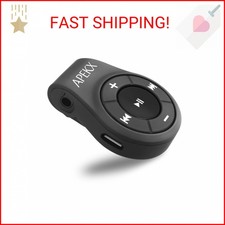 APEKX Clip Bluetooth Audio Adapter for Headphones, Headset, Speaker, Wireless Re