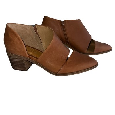 corso como women shoes 8.5 M Low Heel Brown Sandal Taupe Leather Comfort