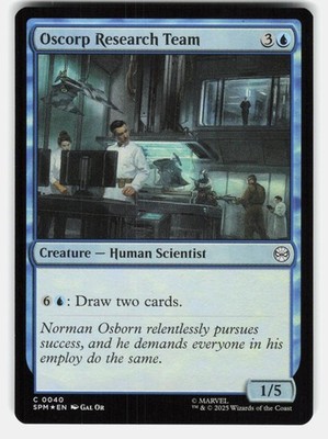 OSCORP RESEARCH TEAM FOIL - Magic: The Gathering - Or NM/M