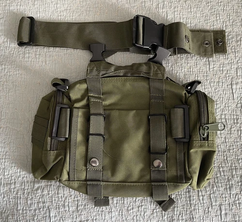 NWOT TACTICAL*UTILITY*MILITARY GEAR*AMMO*GUN BAG W/ SHOULDER STRAP & ZIP POCKETS