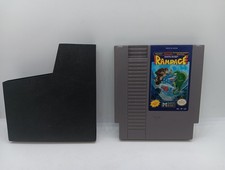 Nintendo NES Rampage Game Cartridge Tested & Working With Dust Cover.