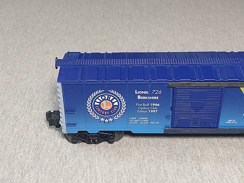 Lionel O '97 Berkshire 726 Century Club Boxcar 6-29226 ~ TS - Imagen 2 de 11