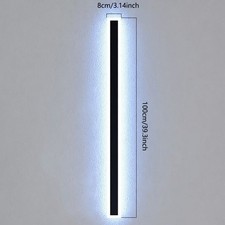 100cm LED Wall Light Sconce Waterproof Outdoor Modern Exterior Lights Long Strip