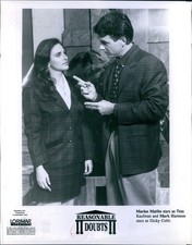 Actor Marlee Maltin Mark Harmon Reasonable Doubts Lorimar Television 8X10 Photo