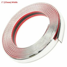 Chrome Trim Molding Strip Car Door Window Bumper Side Trime Protector 25mm X 3m Chrome Trim Molding Strip Car Door Window Bumper Side Trime Protector 25mm X 3m