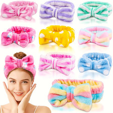 9 Pcs Spa Headband for Washing Face, Skincare Headband, Microfiber Makeup Headba