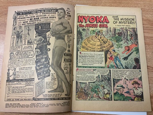 Nyoka the Jungle Girl #15 (1956) Charlton Comics Maurice Whitman SHARK Cover - Picture 2 of 13