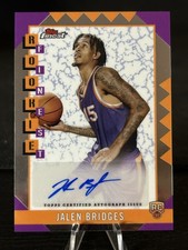 2024-25 Topps Finest Rookie Auto Jalen Bridges #RFA-JB H570