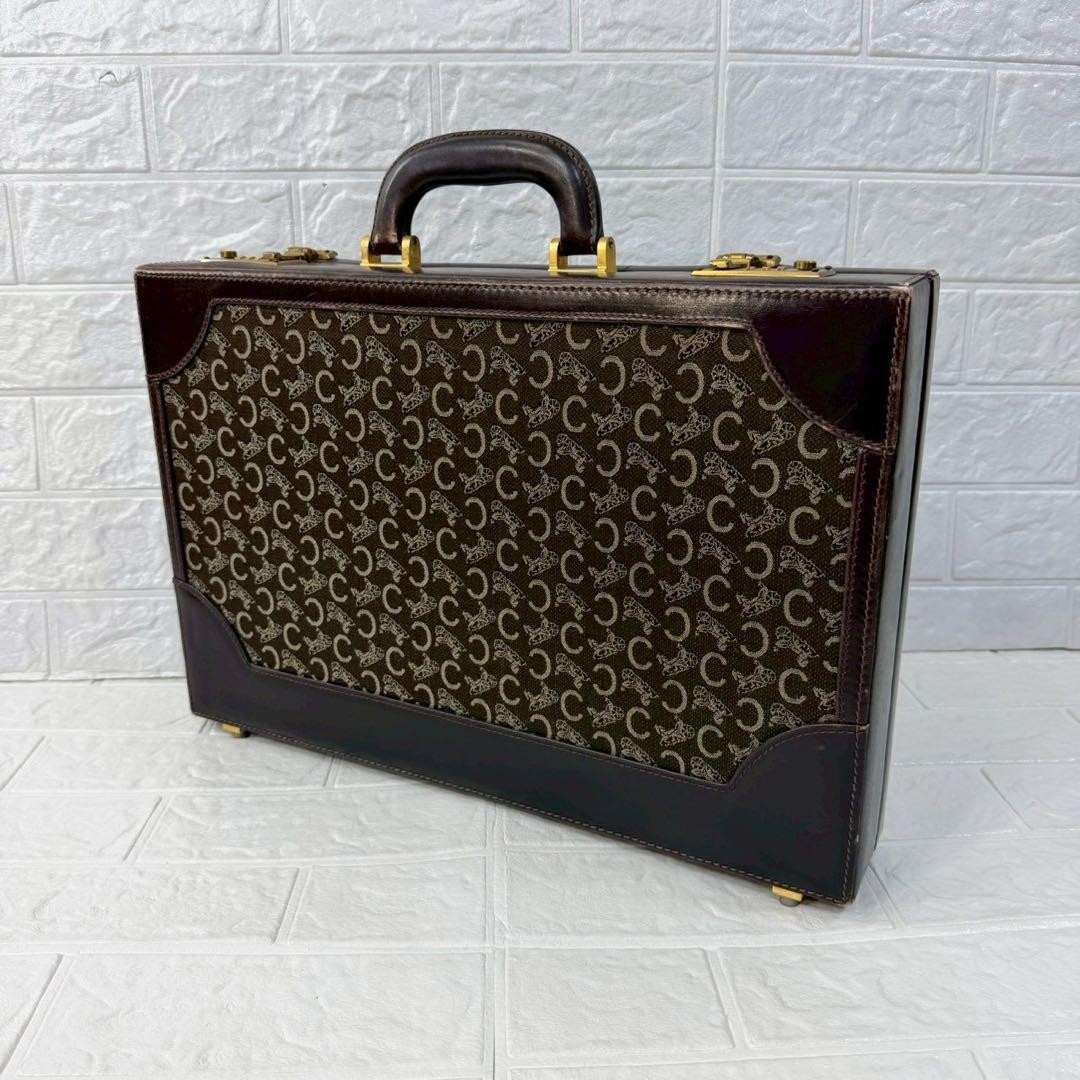 CELINE ケース ヴィンテージ old Celine vintage trunk case c macadam | eBay
