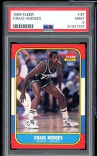 Craig Hodges Rookie Card 1986-87 Fleer #47 PSA 9. rookie card picture