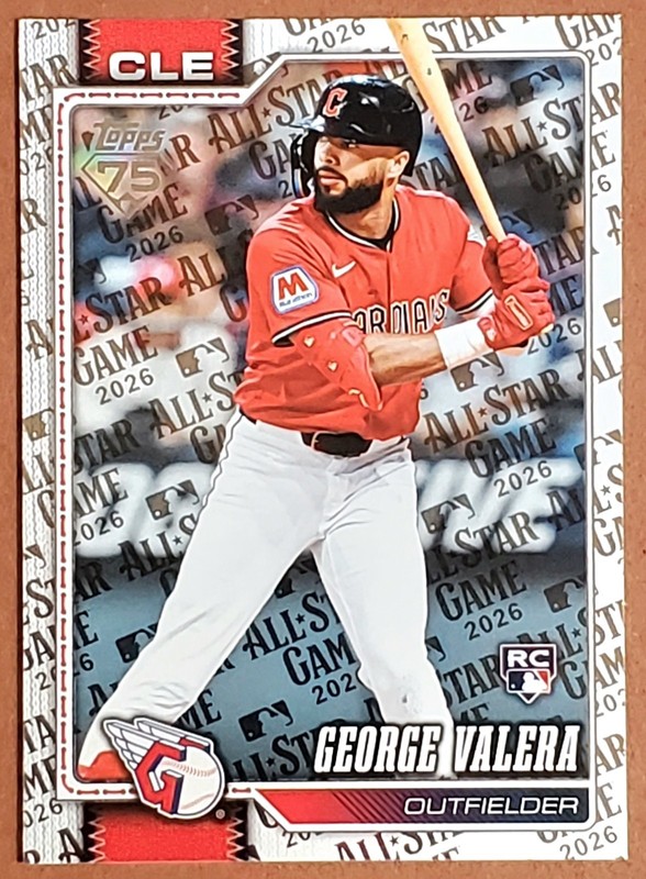 George Valera 2026 Topps Series 2 #603 All-Star Game Parallel RC Guardians