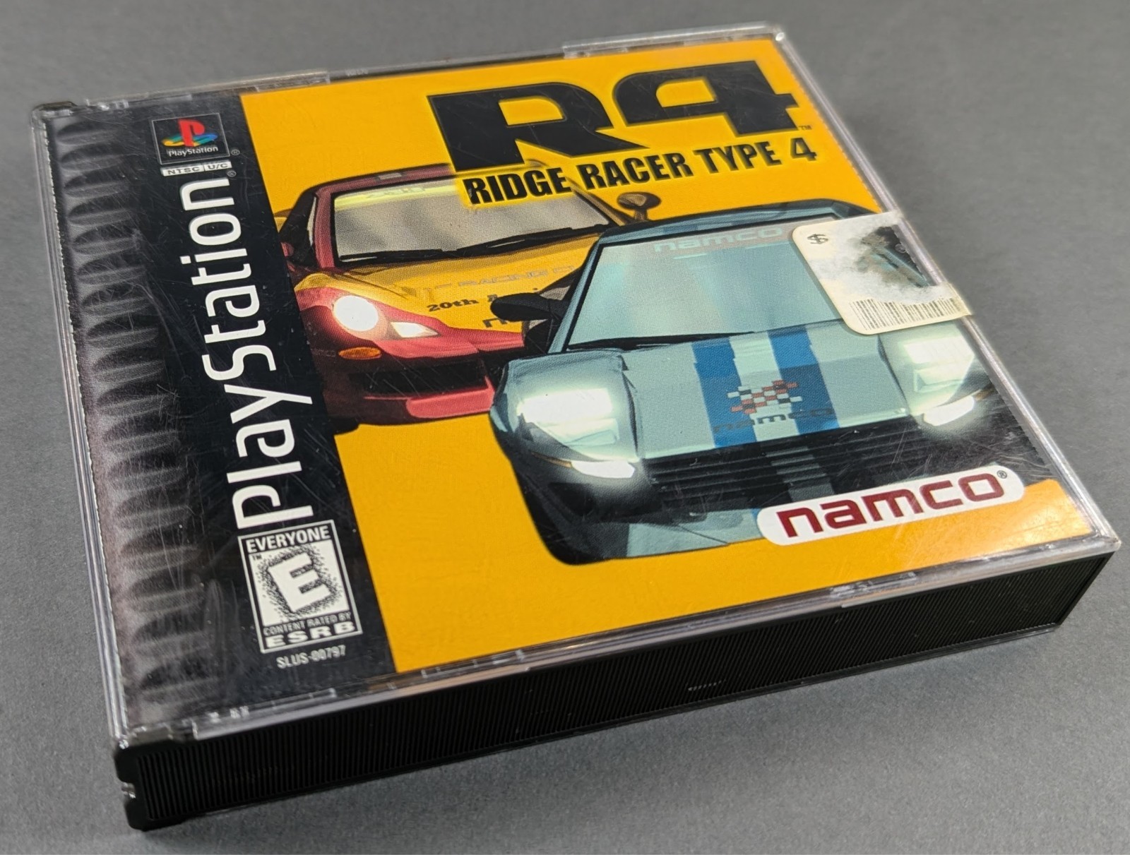 R4: Ridge Racer Type 4 (Sony PlayStation 1, 1999) PS1 Black Label CIB 2-Disc Set