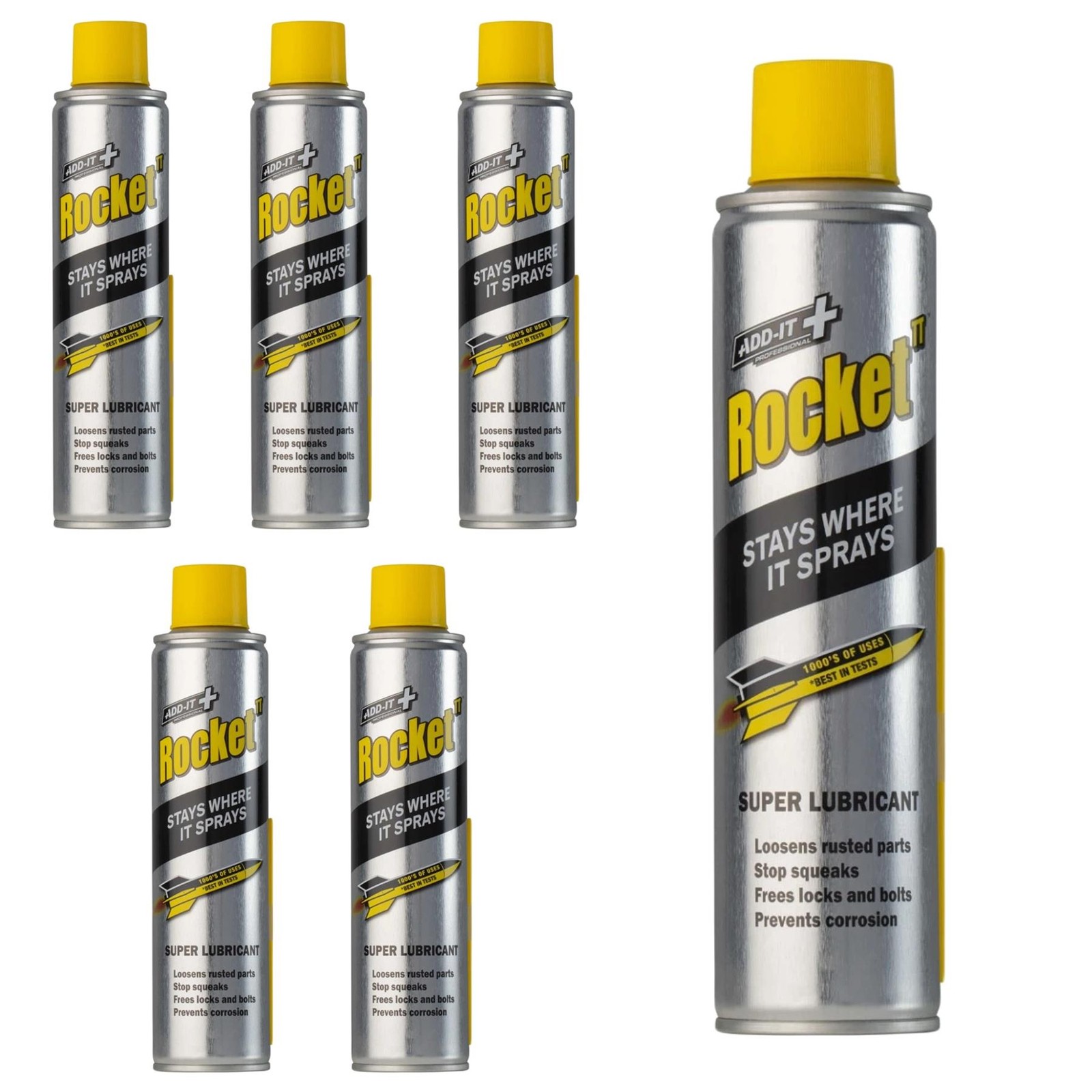 Rocket TT Multi-Use Super Lubricant WD Spray 300ml with Straw (6PK) - Image 9