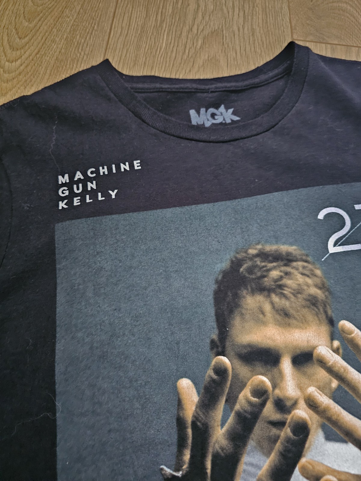 Machine Gun Kelly 27 Tour T Shirt Size Small MGK Black Band Tee Short Sleeve image 2