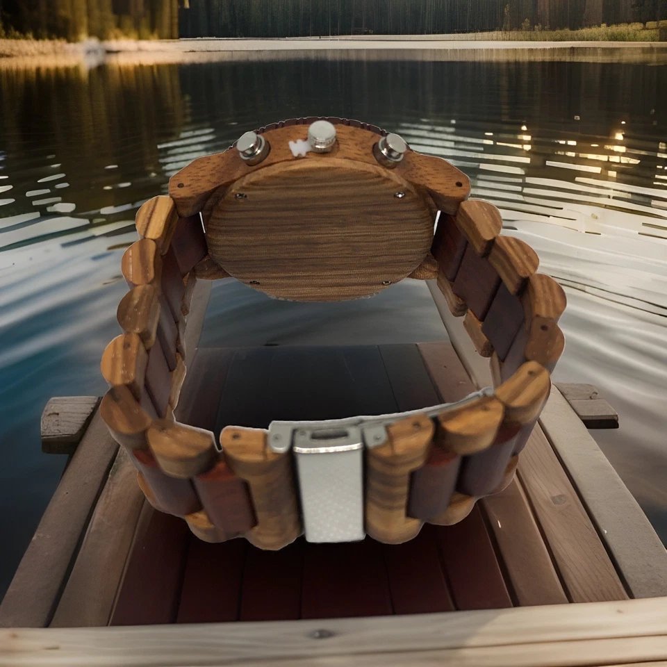 Мужские деревянные часы - Изображение 3 из 4