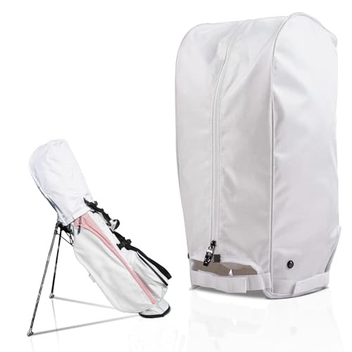 Golf Bag Rain Hood with Snap Button - Eco-Friendly, Universal Medium White - Picture 2 of 8