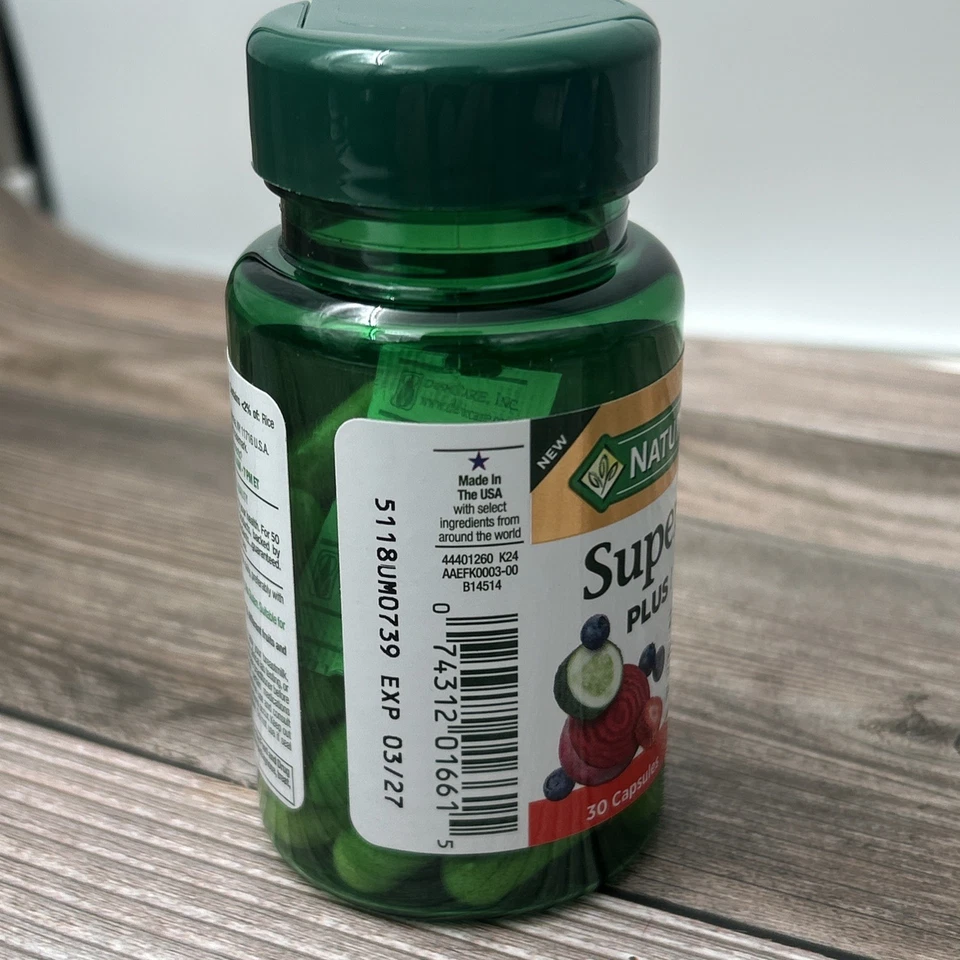 Suplementos dietéticos Nature's Bounty SUPERFOODS Plus ENERGY 30 cápsulas à venda - Imagem 2 de 4