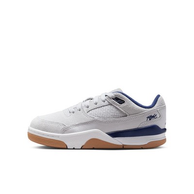 Jordan Flight Court Brandneu HF3333-004 Grau/Navy Schneller Versand   