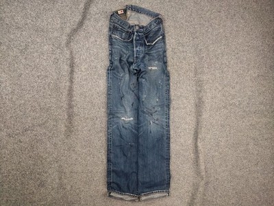 Vintage 90's Edwin Japan Selvedge Distressed paint denim Jeans Ed33m