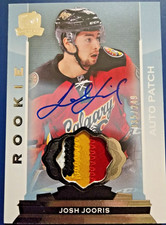 2014-15 UD THE CUP JOSH JOORIS RPA ROOKIE 4CLR PATCH AUTOGRAPH AUTO PATCH 35/249