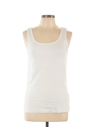 A New Day Womens Slim Fit Tank Top Sz Small White