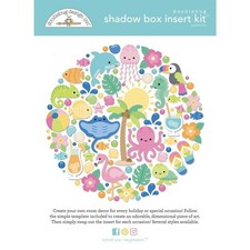 Doodlebug ~ SHADOW BOX INSERT KIT ~ Summer Fu...
